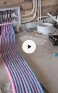لوله کش آب و فاضلاب وبرقکارساختمان