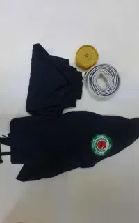 لباس و کمربند سفید و زرد جودو