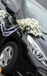 گل ماشین عروس ، دسته گل عروس ، تاج گل