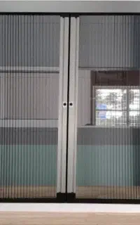 توری پلیسه ای (کشویی) ثابت پنجره دوجداره upvc