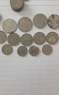 60 عدد سکه  1و 2 و 5 ریالی قدیمی