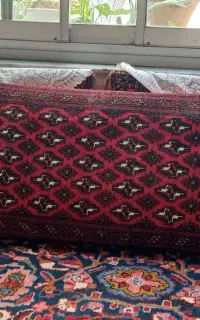 پشتی ترکمنی ماشینی