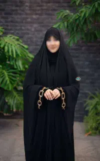 چادر مدل هانیل طلایی