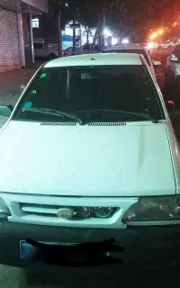 پراید سفید دو گانه مدل ۸۹