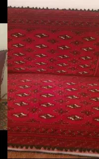 دوجفت پشتی بزرگ دستی سنتی قدیمی ترکمن