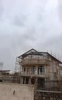 شیروانی اسکلت فلزی ساختمان