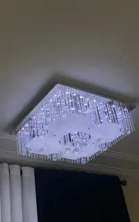 ۲عددلوستر کریستالی