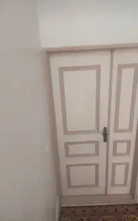 درب یک و نیم لنگه چوبی