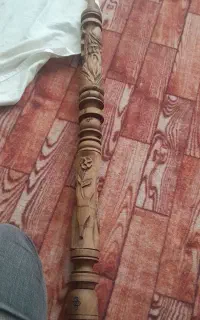 یک عدد تنه قلیون نونو چوب گردو بزرگ یک متر