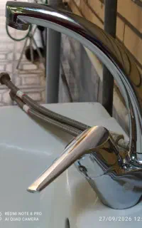 سنگ روشویی پایه دار چینی وشیر آب شیتکو.