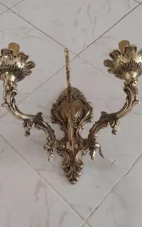 لوستر دیوارکوب تمام برنزی