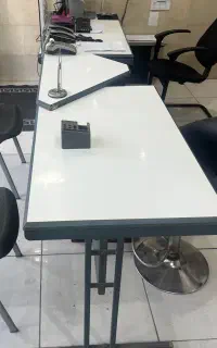 میز اداری جلیس مدل L قابل مونتاژ