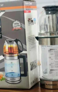 چای ساز استیل سیلور کرست آکبند
