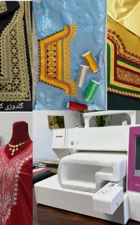 شغل معروف با ماشین گلدوزی  صنعتی  ۴۰۵۰/۰۱