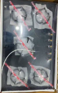 گاز5شعله آکبند فندک برقی صفروخشک