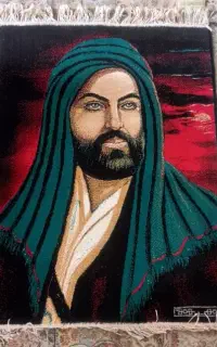 قالیچه عکس پیامبر و حضرت علی