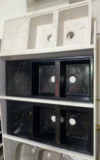 انواع سینک استیل وگرانیت قیمت زیرفاکتور