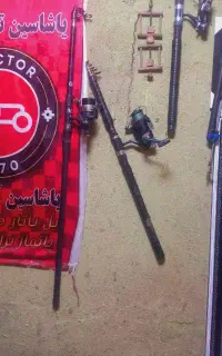 لنسر ماهیگیری همراه با موتور نخ