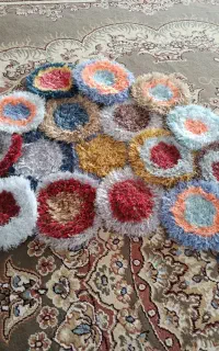 اسکاج ظرفشویی دست بافت