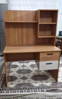 سرویس تخت‌خواب یک‌نفره MDF تمیز و در حد نو با تشک