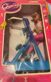 عروسک باربی ورزشی gym doll super walker
