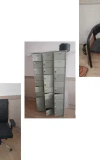 صندلی چرخ دار. کمد دراور 30 در. صندلی ال پی ثابت