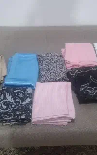 چند قواره پارچه مردانه و زنانه