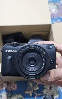 دوربین کنون EOS M2 کیت‌کامل ،دولنز-فلاش-تبدیل ef