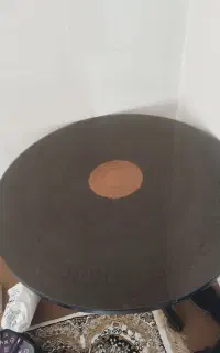 شیشه گرد میز نهار خوری