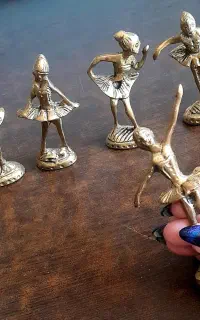 6عدد مجسمه برنجی