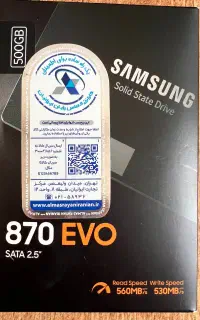 هارد ssd samsung 870evo -500GB اصل ( نو)