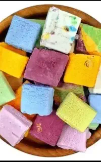 بستنی خشک ومیوه کرانچی ومیوه خشک