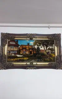 تابلو ساعت میزتلوزیون بفروش میرسد .علت جابجایی