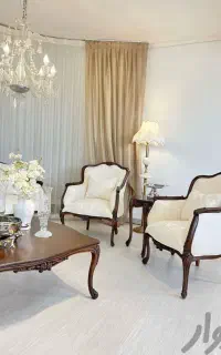 مبلمان)&(مبل کارلوفرانسه)چوب راش