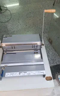 دستگاه سیمی کن مارپیچ سوپربایند فنرزن پانچ کتاب