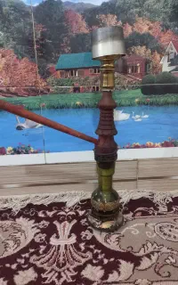 قلیون چوب سوخ دوسیب