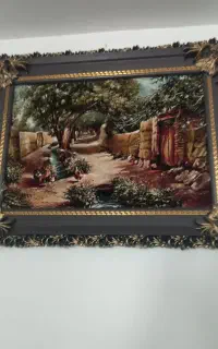دو عدد تابلو فرش در حد نو