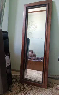 آینه قدی چوبی قدیمی