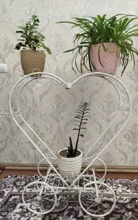 جای گلدانی قلب