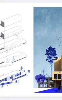 پایان‌نامه معماری با SketchUpو3ds Max،رندر سه‌بعدی