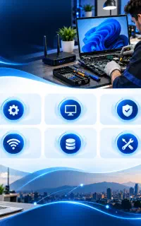نصب ویندوز ۱۱ در محل عیب‌یابی کامپیوتر و لپ‌تاپ