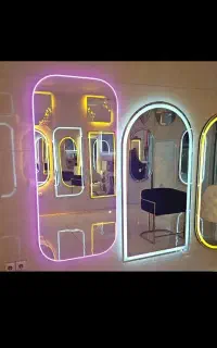 آینه قدی  نئونی بک لایت تولیدی آینه سالنی