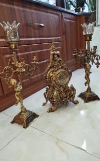 شمعدان و ساعت
