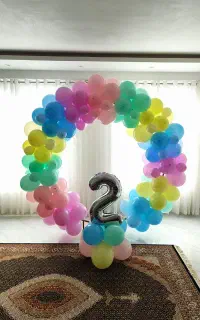 بادکنک آرایی بالو
