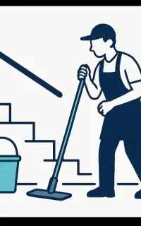 نظافت منزل مجتمع ها ویلا پاساژ توسط آقا