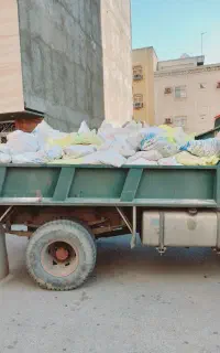 حمل نخاله ساختمانی با خاور وکارگر با قیمت مناسب