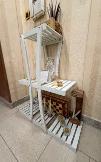 استندگلدان مدل هرمی  چوبی ضد آب