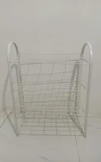 جاکفشی فلزی سفید نو
