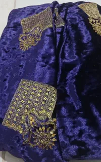پارچه مخمل کشی ابر وبادی