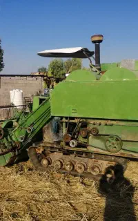 کمباین برداشت برنج چری